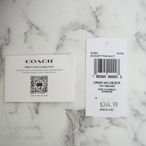 NWT Coach CCE63 Carmen Mini Crossbody Bag With Star Print - Picture 10 of 10